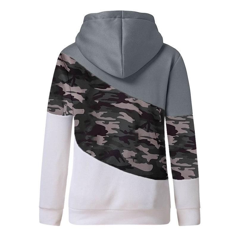 Cheky - Hoodies Women Camouflage hoodie Sweatshirt