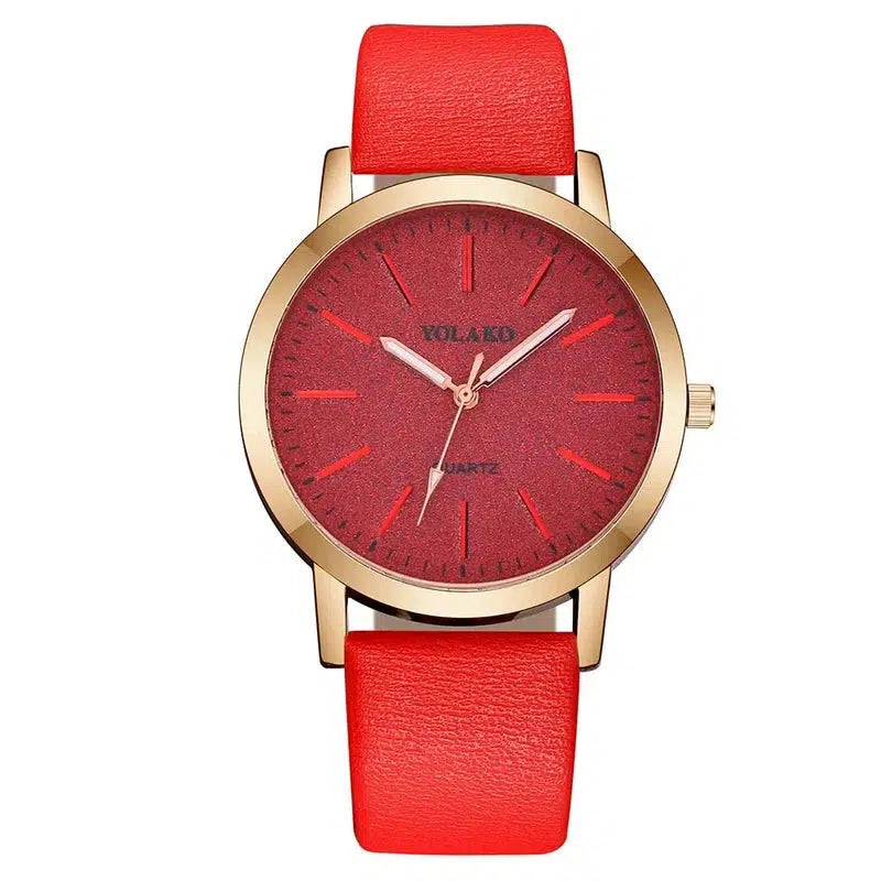 Cheky - Women's Watches Brand Luxury Fashion Ladies Watch Leather Watch Women Female Quartz Wristwatches Montre Femme reloj mujer