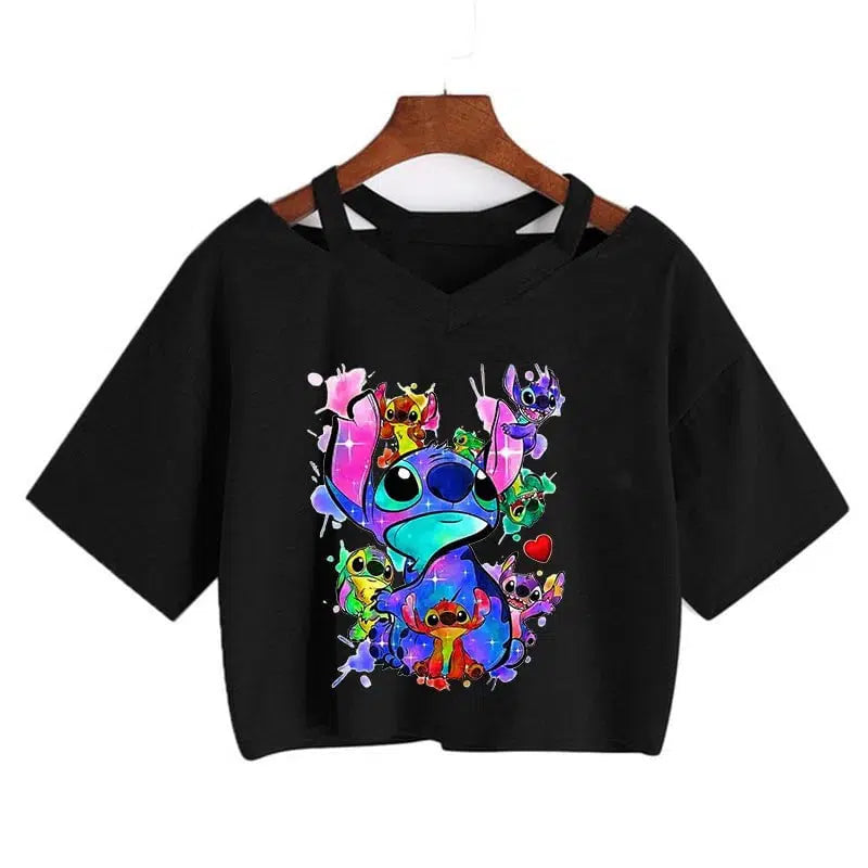 Cheky - Stitch Manga Crop Top