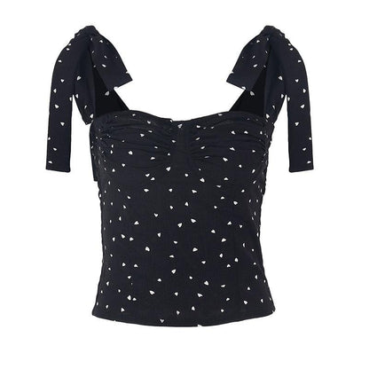 Cheky - Sexy Women Dot Strap Top Clothes Bodies For Women