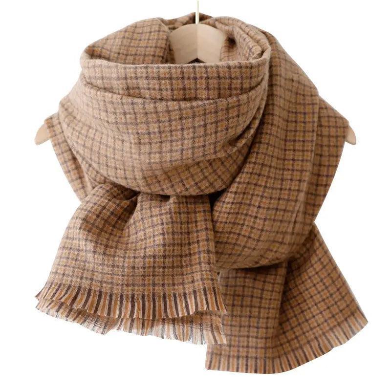 Cheky - Fashion New Winter Plaid Scarf Ladies