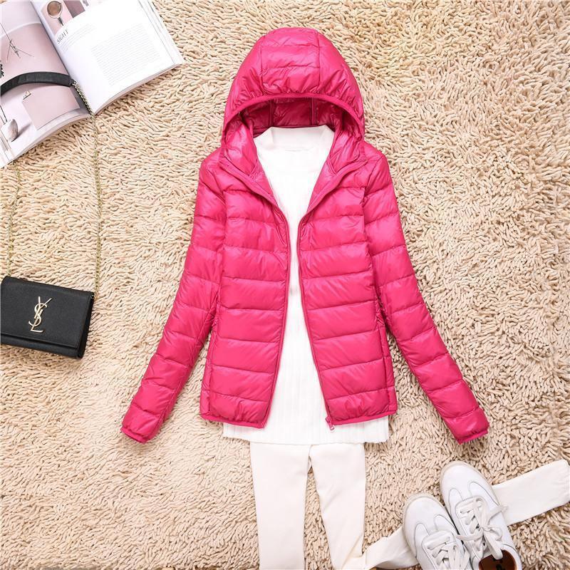 Cheky - Loose Jacket Plus Fat Plus Size Light And Thin Down Jacket