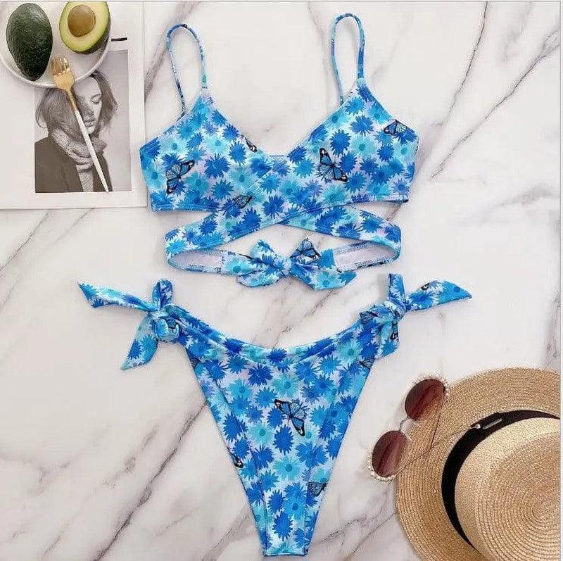 Cheky - Ladies Fashion European And American Back Bikini Swimsuit