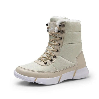 Cheky - New High-top Plus Velvet Padded Snow Boots Women