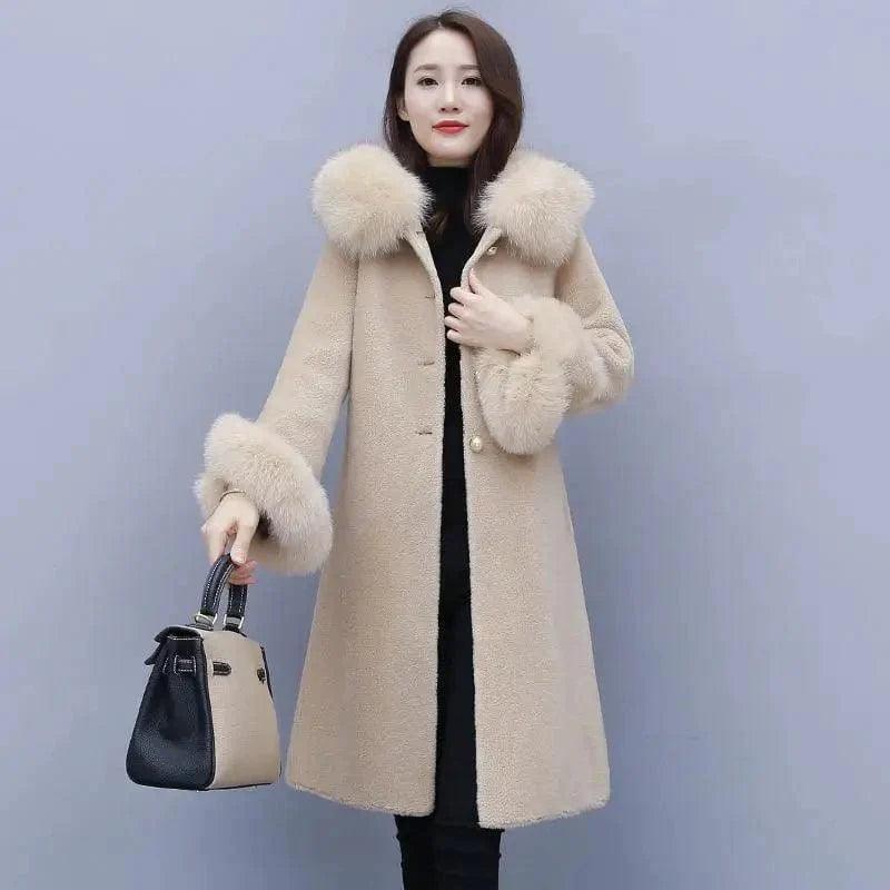 Cheky - Sheep shearling coat