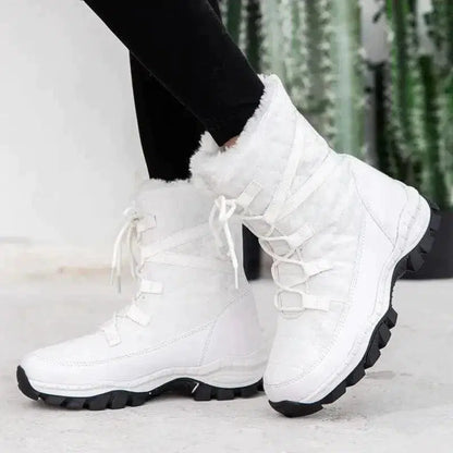 Cheky - Thick Plush Plus Velvet Warm Women Snow Boots