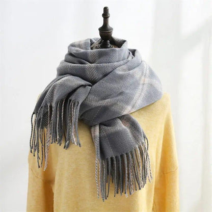 Cheky - Women's Sweet Tassel Shawl Warm Cashmere Scarf